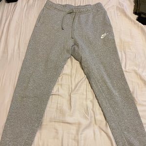Grey Nike joggers